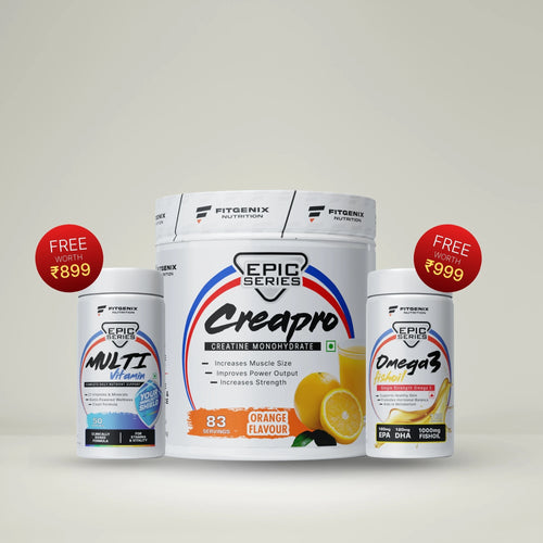 CREAPRO + Multivitamin + FISH OIL