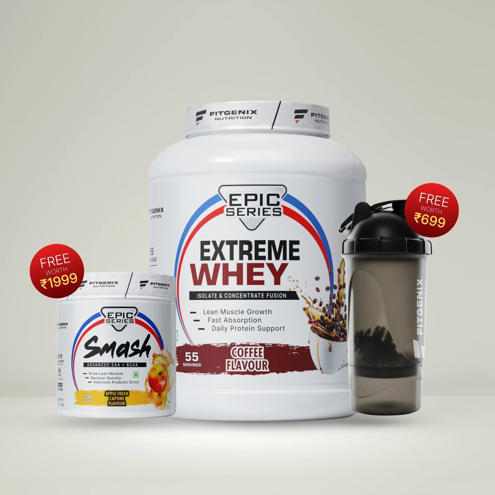 EXTREME WHEY + SMASH + SHAKER
