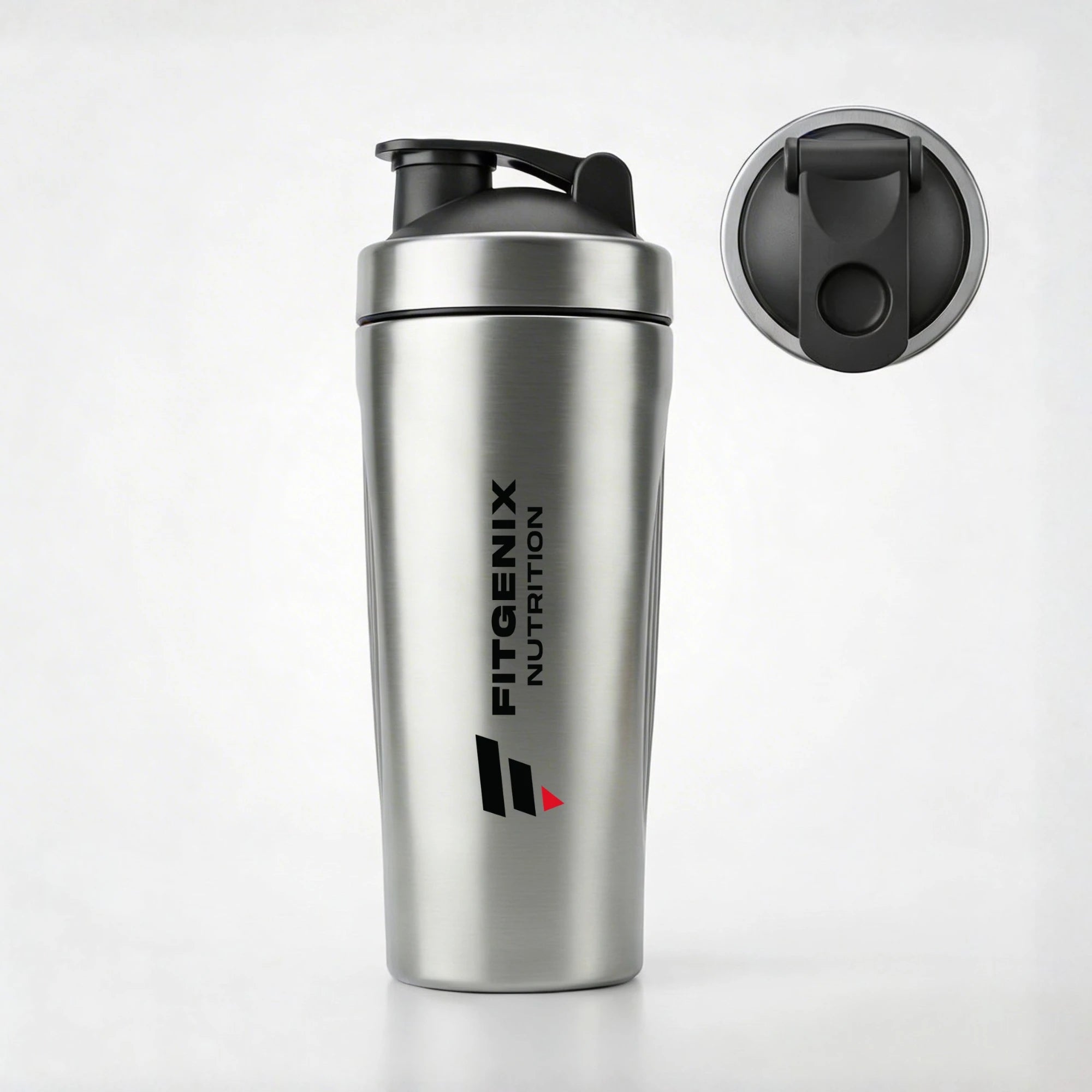Gaffit_Fitgenix_Nutrition_Steel_Shaker_Front